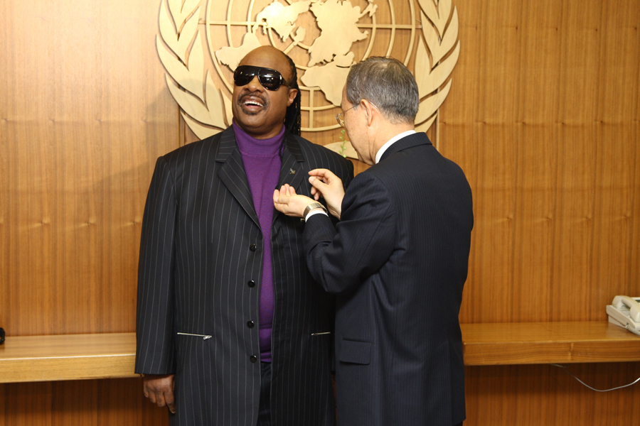 Stevie Wonder UN Messenger of Peace