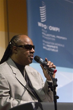 Stevie Wonder at WIPO Copyright Conference 2010