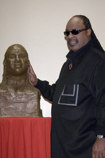 Soul Train Stevie Wonder bust