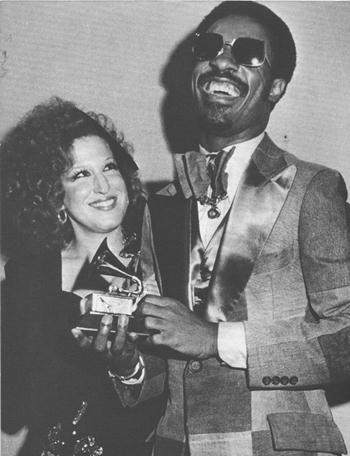 Stevie Wonder and Bette Midler