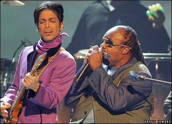 Stevie Wonder and Prince