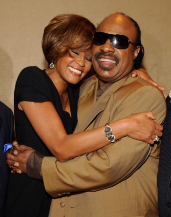 Stevie Wonder and Whitney Houston