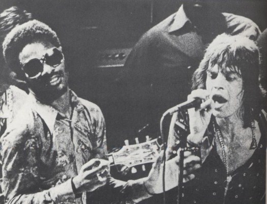 Stevie Wonder Live with Mick Jagger
