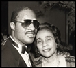 Stevie Wonder and Coretta Scott-King