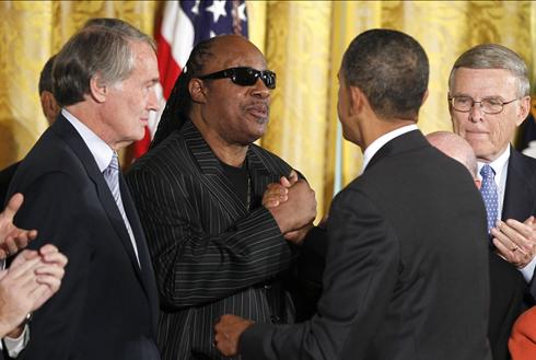 Stevie Wonder at Whitehouse