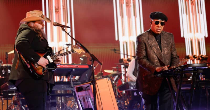 Stevie Wonder & Chris Stapleton at 2023 Grammy Awards