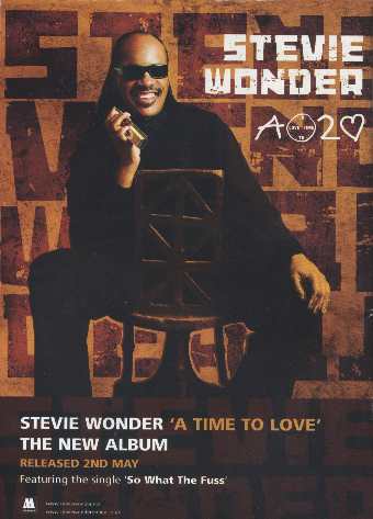 Stevie Wonder A Time 2 Love Advertisement